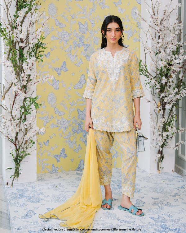 Lemon Cake dupatta