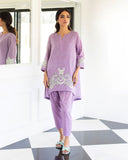 Purple & Pastel Cutwork