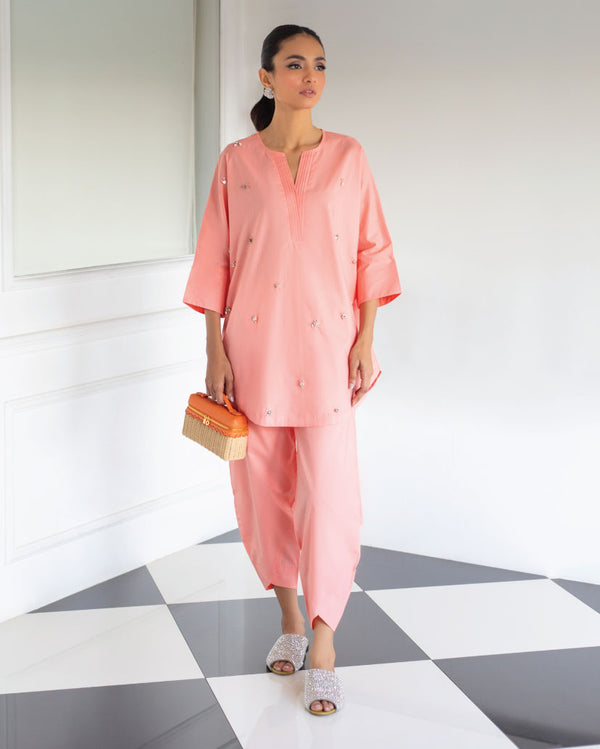 Peach Rhinestone