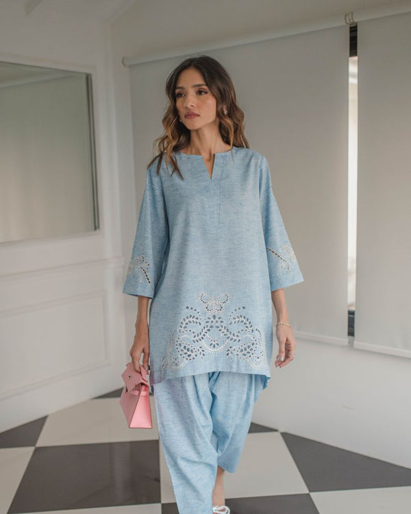 Cutwork Pastel Blue